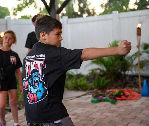 Sensei training child